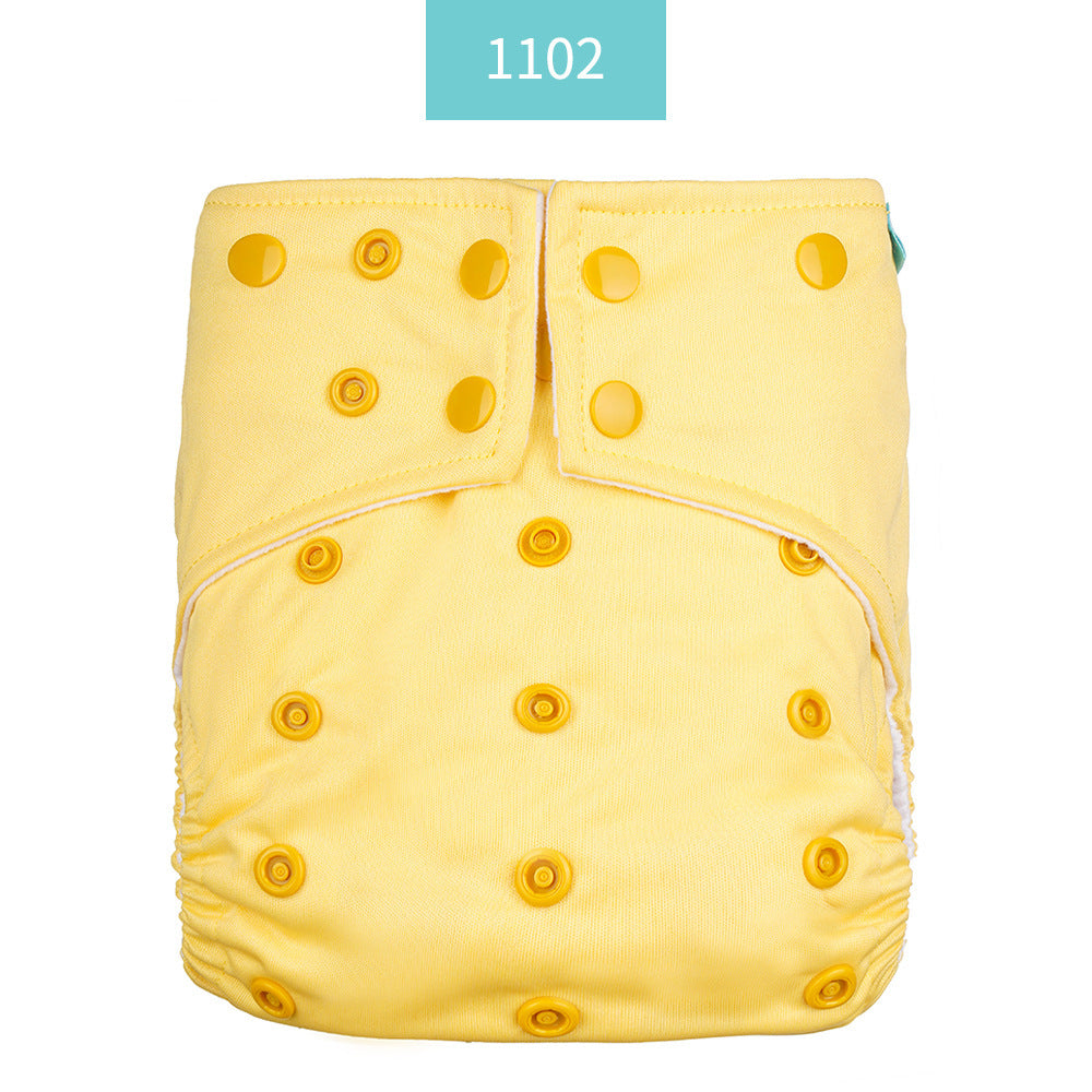 Happyflute Baby Cloth Diaper Waterproof Side Leakage Prevention Washable Diaper Pants Cloth Diaper Cloth Diaper Cover