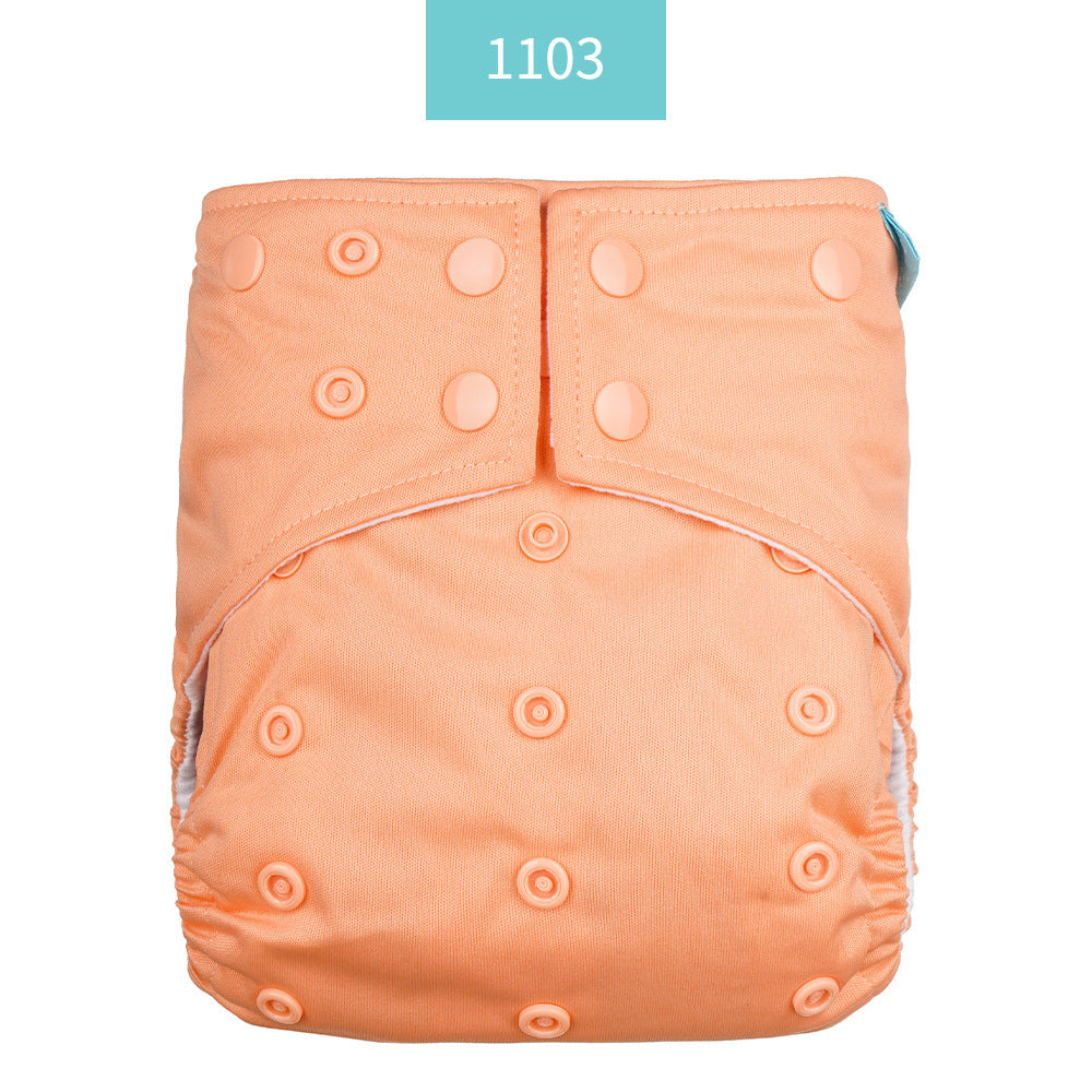 Happyflute Baby Cloth Diaper Waterproof Side Leakage Prevention Washable Diaper Pants Cloth Diaper Cloth Diaper Cover